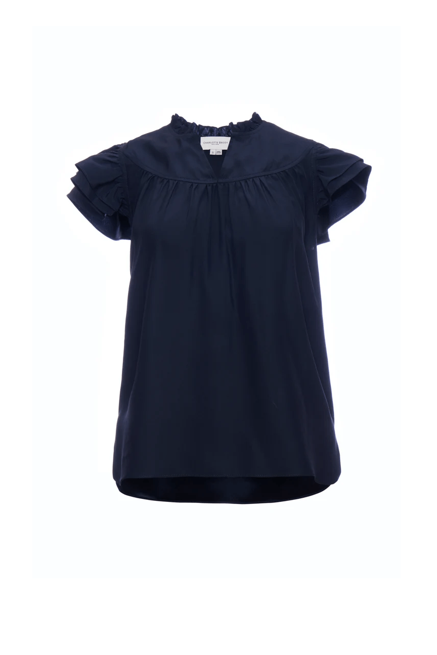 Dragonfly Blouse - Navy