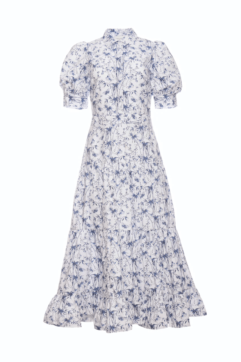 Palma Dress - Navy Butterfly