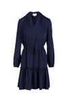 Fit and Flare Shirtdress - Navy