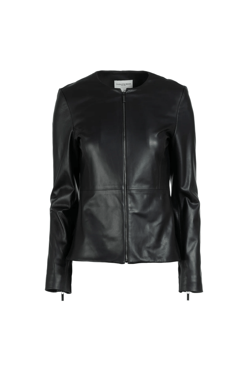 Peplum Jacket - Black