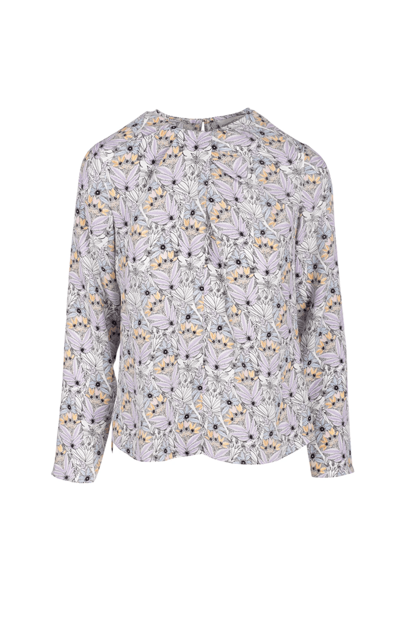 Ginger Blouse - Lilac Paisley