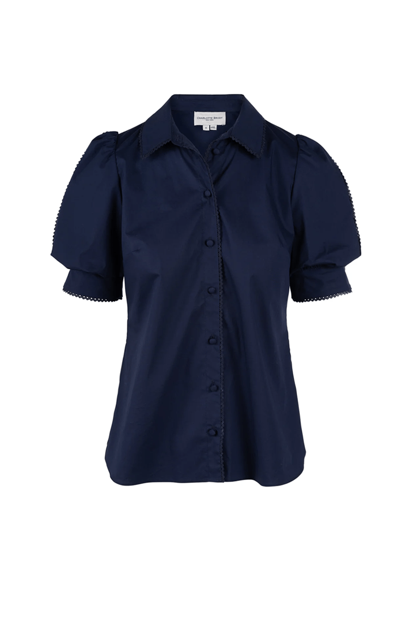Lily Blouse - Navy