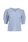 V Neck Cleo Sweater - Bluebell