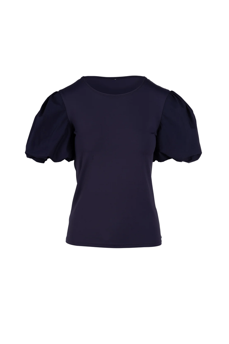 Peony Tee - Navy