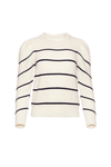 Coco Sweater - White and Navy