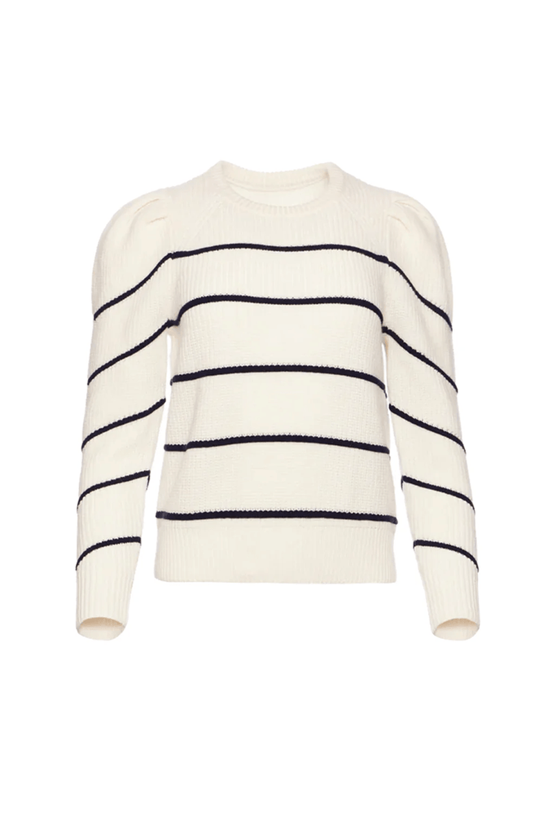 Coco Sweater - White and Navy