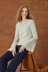 Trumpet Sleeve Sweater - Sand