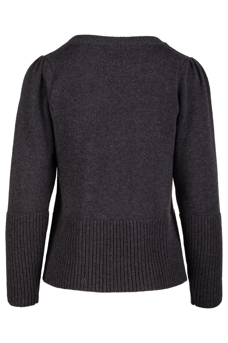 Garden Cable Sweater - Charcoal