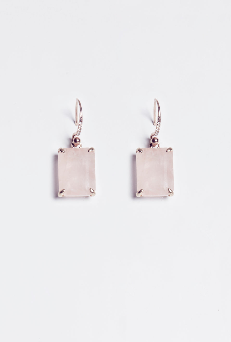 Rose Quartz Earrings