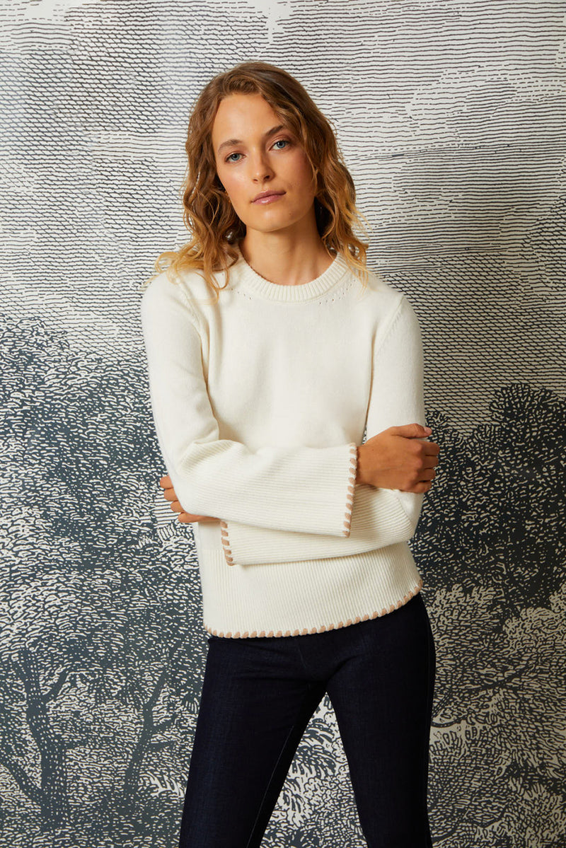 Thyme Sweater - Ivory – Charlotte Brody