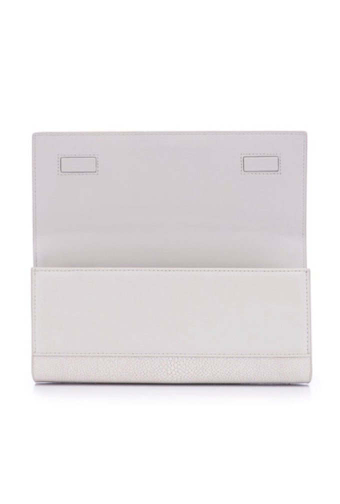 Shagreen Wallet Clutch - Cloud